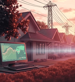 SyntheticFlex dashboard simulating household electricity use and grid flexibility